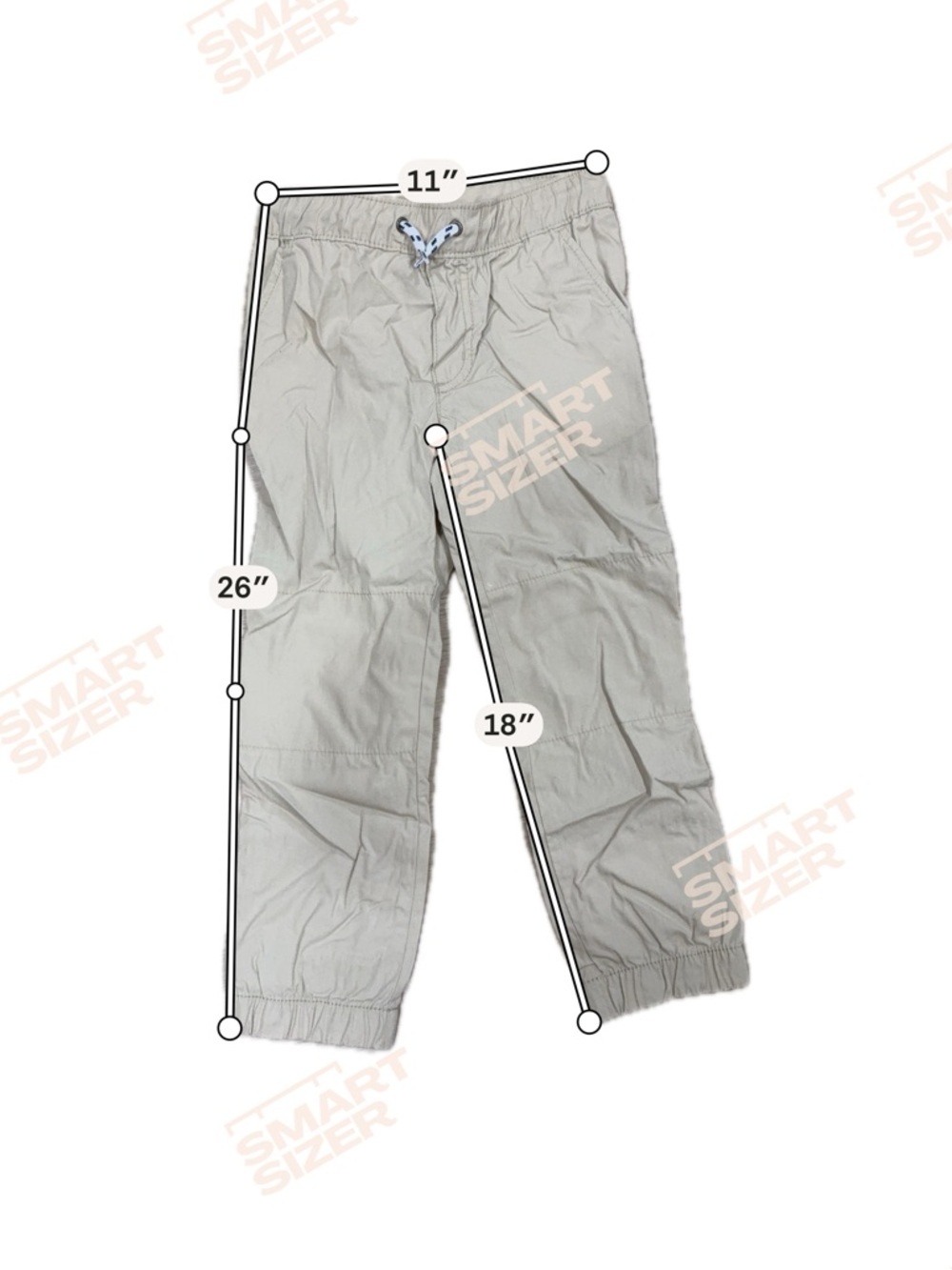 Carter's Khaki kids Drawstring Jogger Pants - Picture 2 of 3